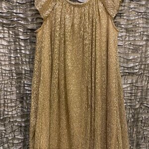 Youngland Gold Glitter Dress Girls 4T